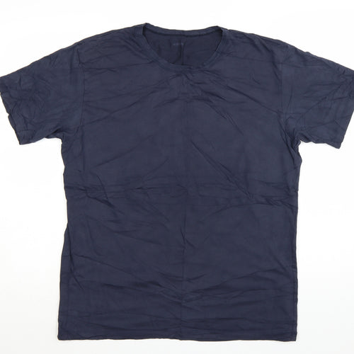 Uniqlo Men’s Blue AIRism Crew Neck Short Sleeve T-Shirt Size L
