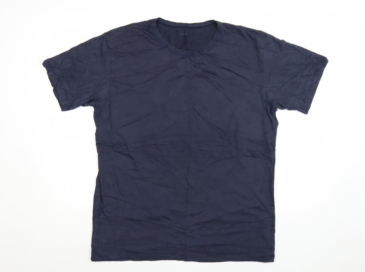 Uniqlo Men’s Blue AIRism Crew Neck Short Sleeve T-Shirt Size L