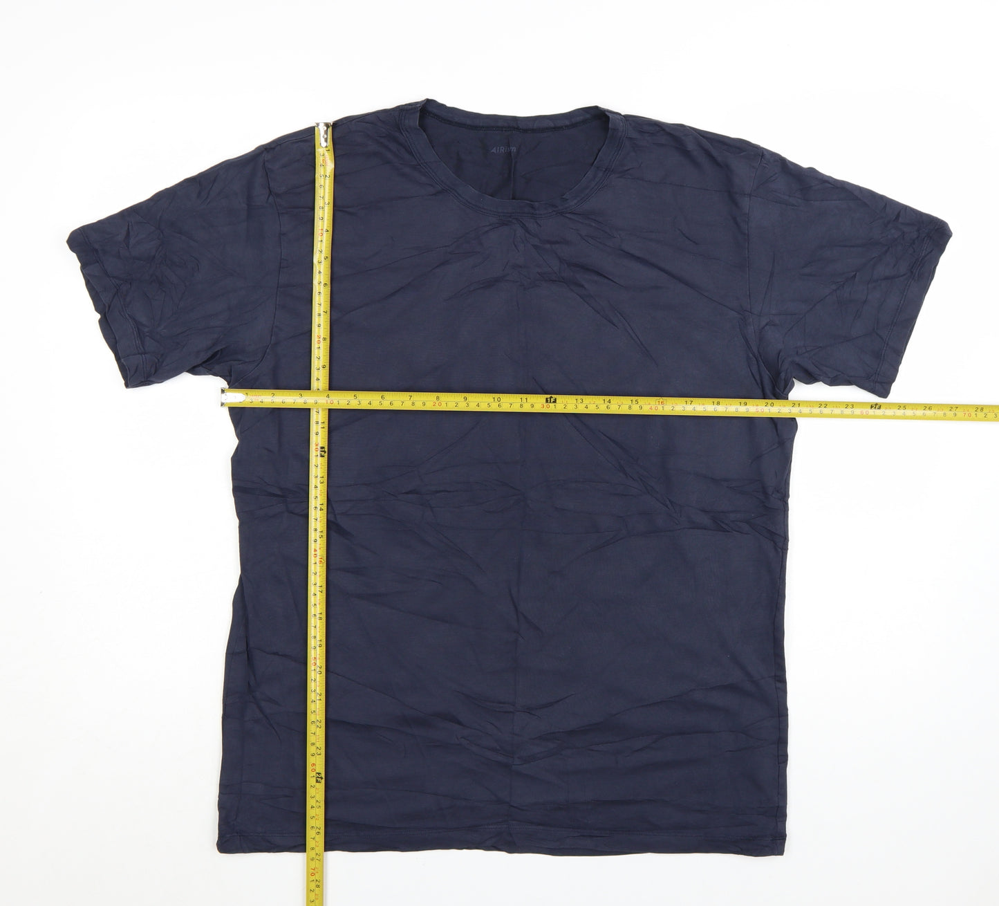 Uniqlo Men’s Blue AIRism Crew Neck Short Sleeve T-Shirt Size L