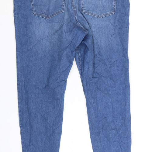 Marks and Spencer Womens Blue Size 16 Short Jegging Skinny Jeans