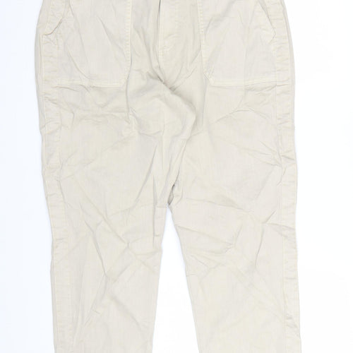 Marks and Spencer Womens Beige Size 16 Jogger Trousers