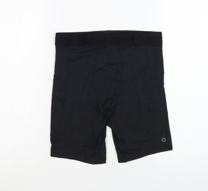 Marks and Spencer Goodmove Men's Black M Compression Gym Shorts