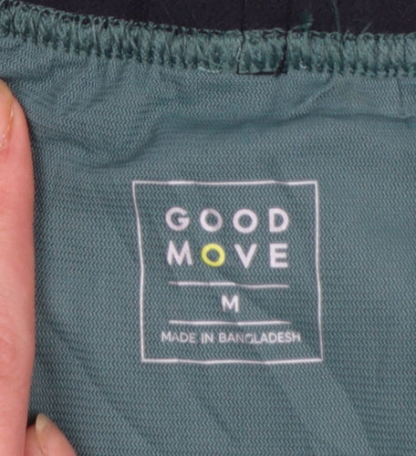 Marks and Spencer Goodmove Men's Green M Athletic Gym Shorts