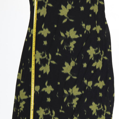 Marks and Spencer Womens Multicoloured Size 14 Long Sleeve Shift Dress