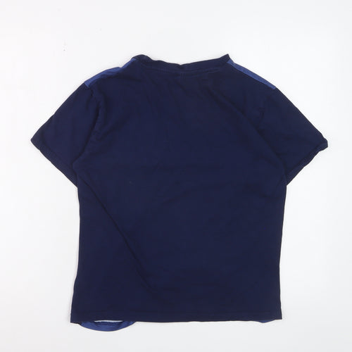 Arsenal Boys Blue Football T-Shirt 12-13 Years Short Sleeve Lightweight Top