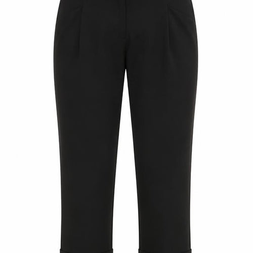 Gap Women Black UK 6 Cropped Trousers Polyester Blend