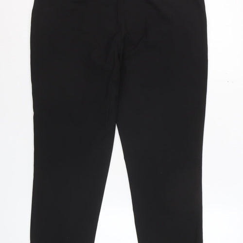 Gap Women Black UK 6 Cropped Trousers Polyester Blend