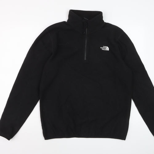 The North Face Men’s Black Fleece 1/2 Zip Pullover Sweatshirt M
