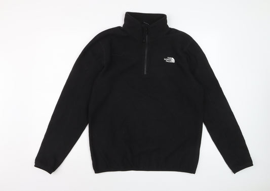 The North Face Men’s Black Fleece 1/2 Zip Pullover Sweatshirt M
