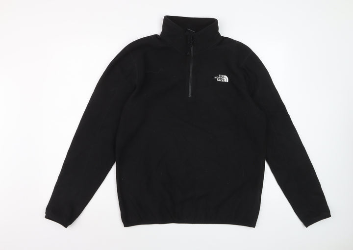 The North Face Men’s Black Fleece 1/2 Zip Pullover Sweatshirt M