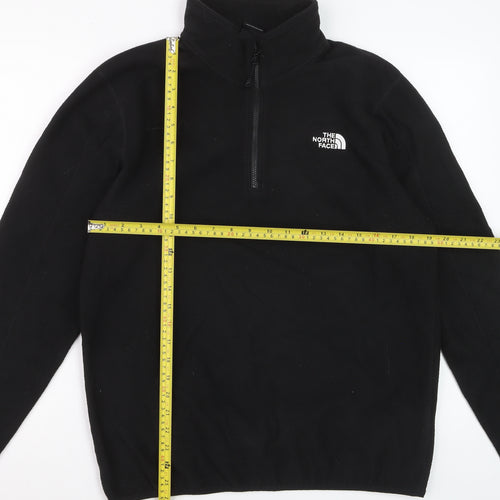 The North Face Men’s Black Fleece 1/2 Zip Pullover Sweatshirt M