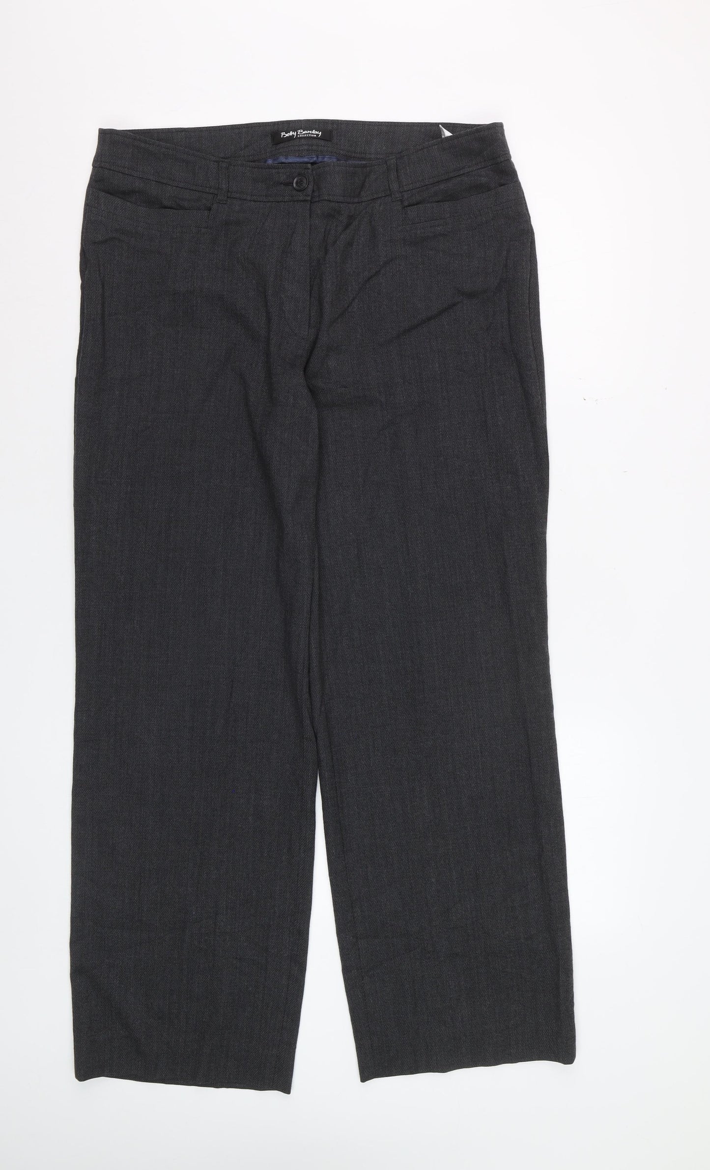 Betty Barclay Women’s Grey Wool Blend Dress Pants Size 14 Regular