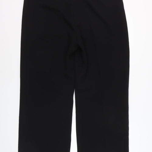 Marks and Spencer Women's Black Size 18 Short Straight Leg Trousers