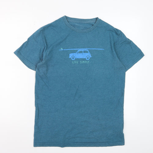Patagonia Men's Blue Live Simply Graphic T-Shirt Size M