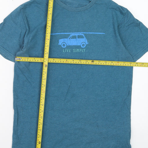Patagonia Men's Blue Live Simply Graphic T-Shirt Size M