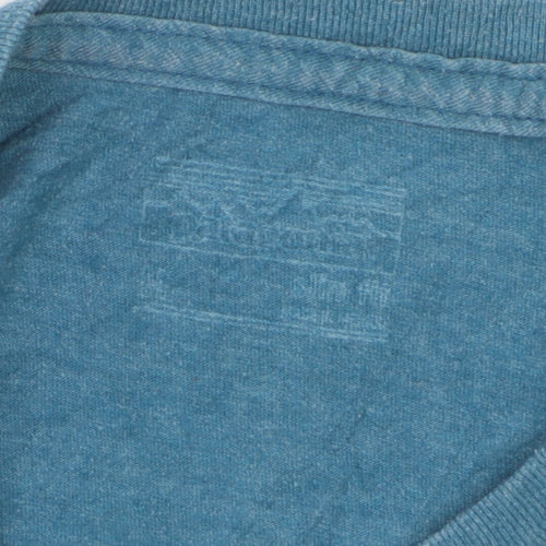 Patagonia Men's Blue Live Simply Graphic T-Shirt Size M