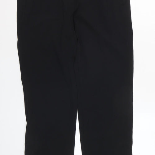 Marks and Spencer Women's Black Straight Leg Trousers Size 12