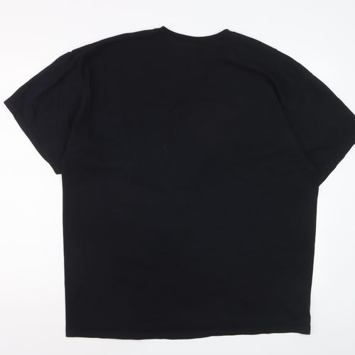 Bon Jovi Men's Black 2XL Band Graphic Short Sleeve T-Shirt
