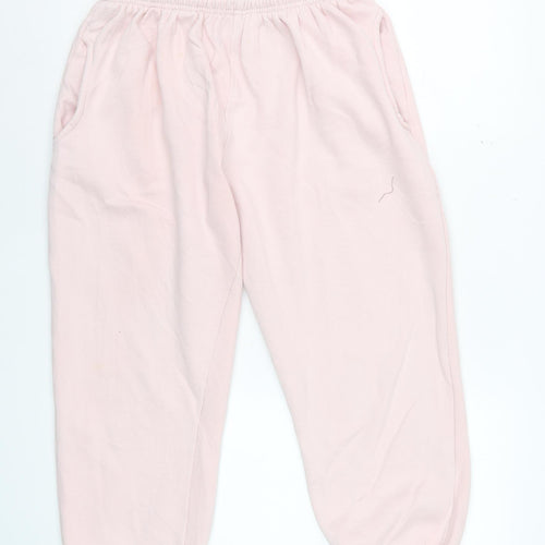 Rising Womens Pink M/L Jogger Sweatpants Cotton Blend