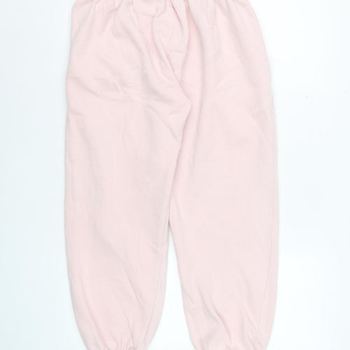 Rising Womens Pink M/L Jogger Sweatpants Cotton Blend