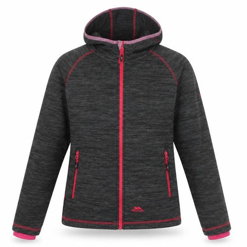 Trespass Women Grey Hooded Full Zip Outdoor Jacket UK 10