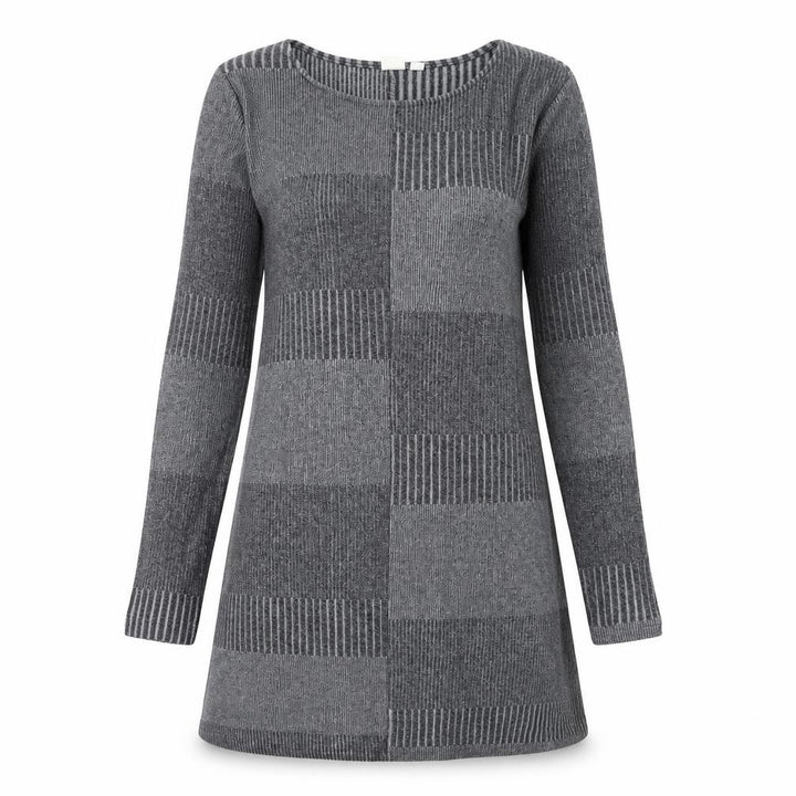 Gap Women’s Grey Knit Shift Dress XS Long Sleeve Casual