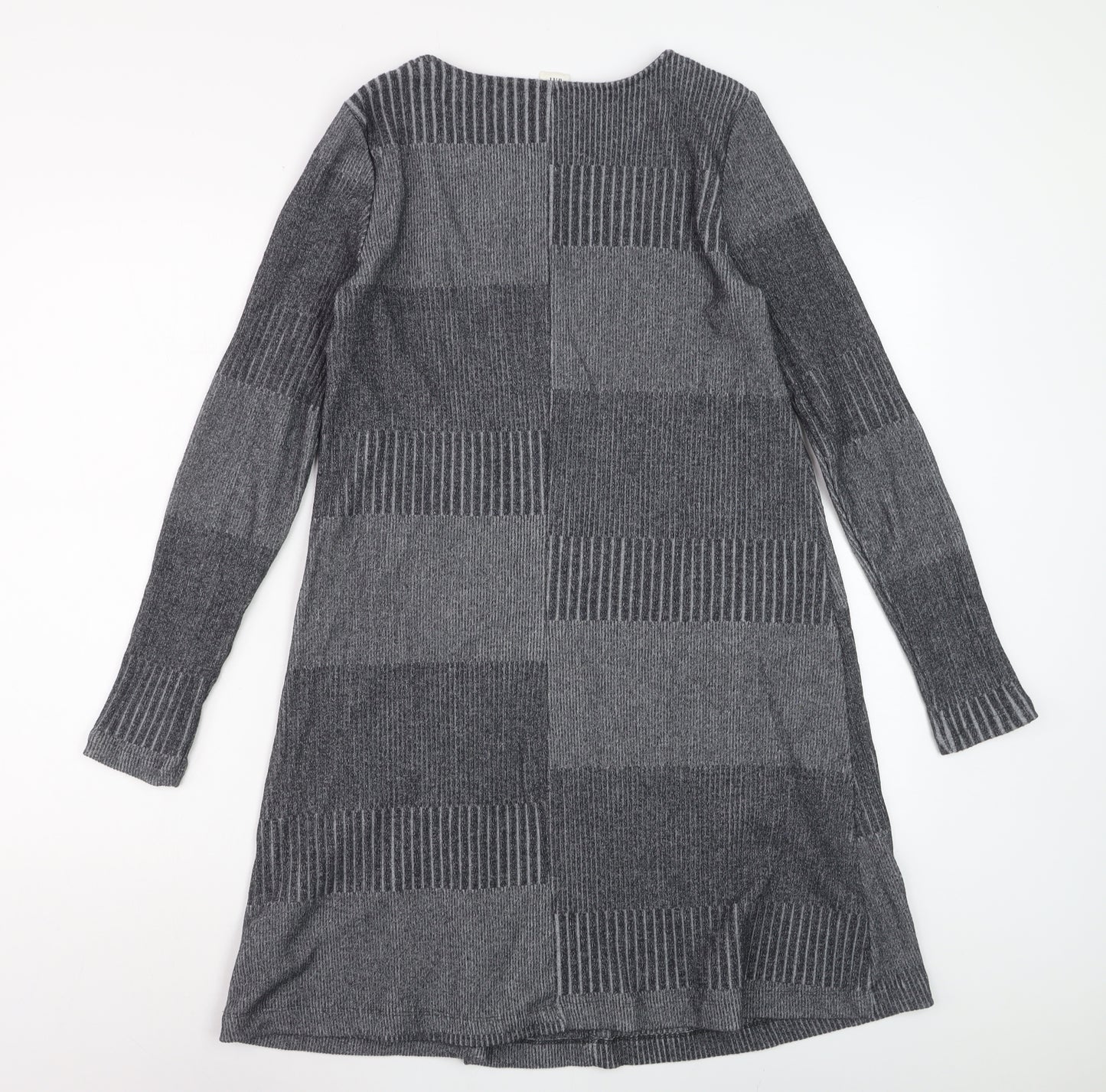 GAP Women’s Grey Knit Shift Dress XS Long Sleeve Casual