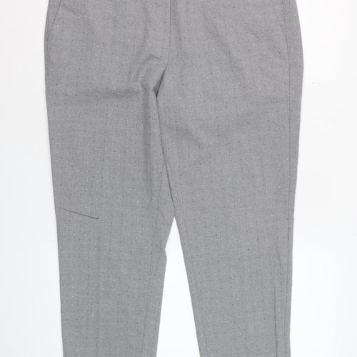 Marks and Spencer Women’s Grey Slim Cropped Trousers Size 16