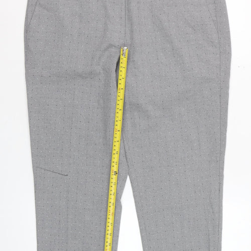 Marks and Spencer Women’s Grey Slim Cropped Trousers Size 16