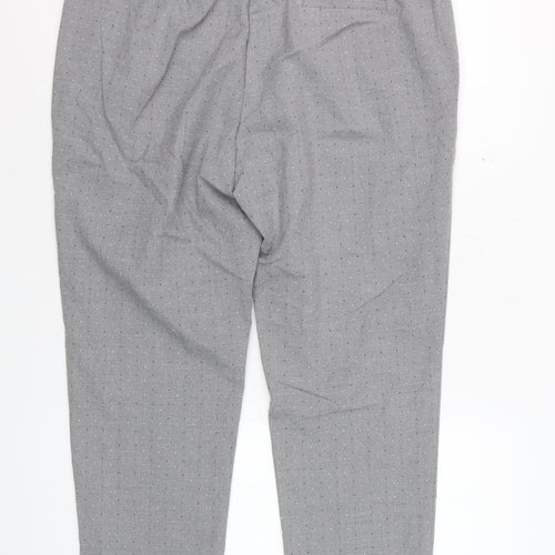 Marks and Spencer Women’s Grey Slim Cropped Trousers Size 16