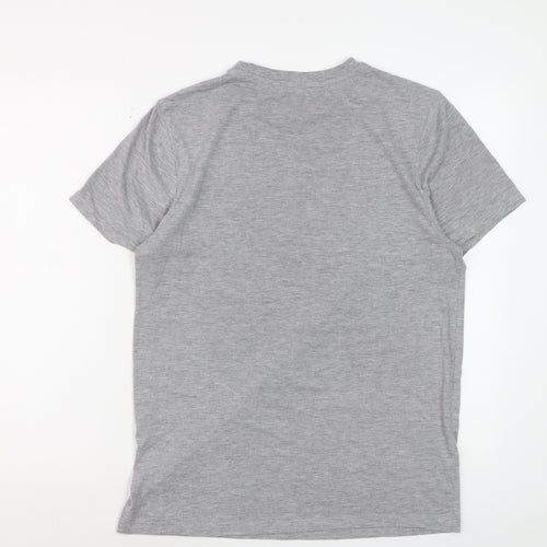PlayStation Men's Grey Graphic Logo T-Shirt Size L Regular Fit