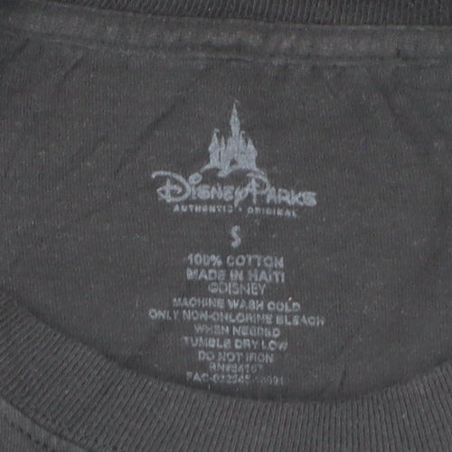 Disney Parks Women Black Yeti Graphic T-Shirt Small Casual Fit