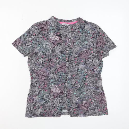 Marks and Spencer Per Una Women's Multicoloured Floral Blouse Size 8