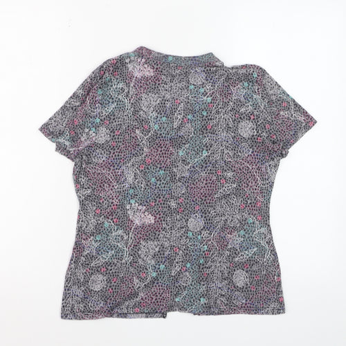 Marks and Spencer Per Una Women's Multicoloured Floral Blouse Size 8