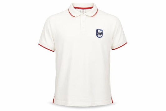 Team GB Men's Ivory Cotton Polo Shirt L Sports Collared Top