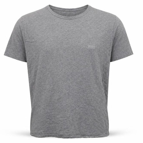 Hugo Boss Men's Grey 2XL Crew Neck Cotton T-Shirt