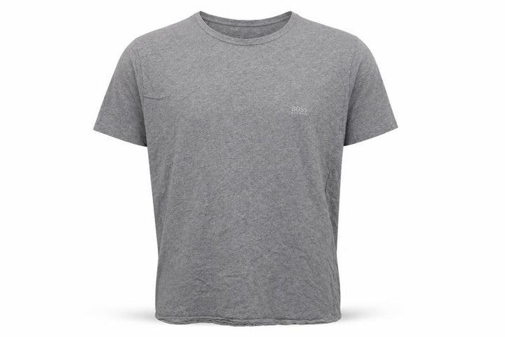 Hugo Boss Men's Grey 2XL Crew Neck Cotton T-Shirt