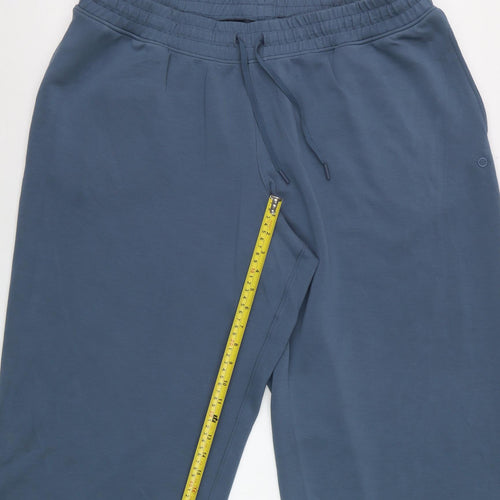 Marks and Spencer Goodmove Blue Cotton Jogger Trousers Women Size 20