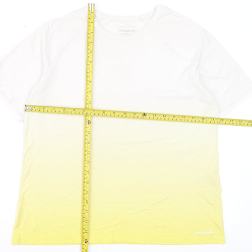 Craghoppers Women's Yellow Ombre Short Sleeve T-Shirt UK 14