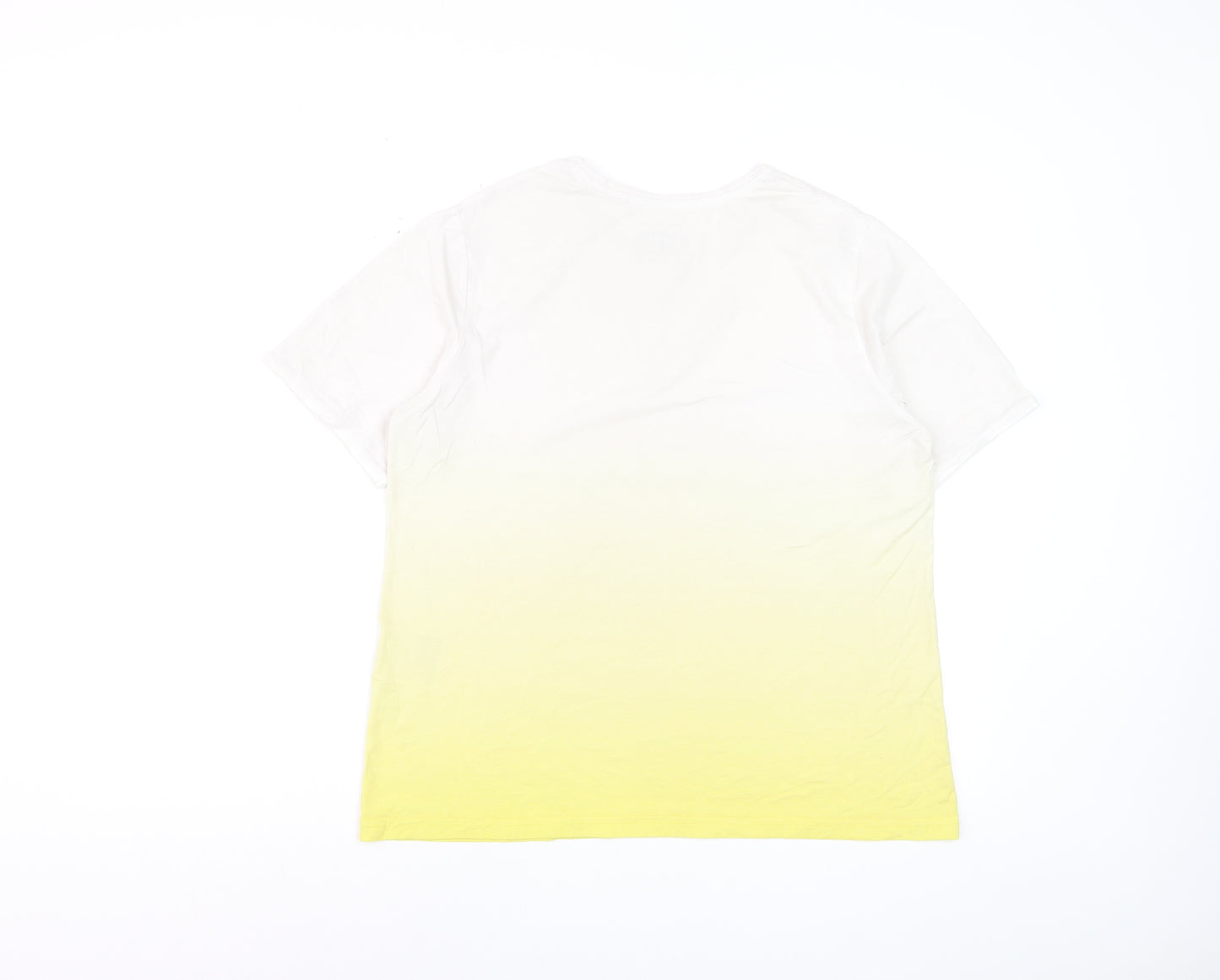 Craghoppers Women's Yellow Ombre Short Sleeve T-Shirt UK 14