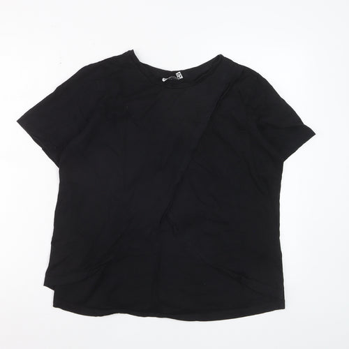 ASOS DESIGN Women’s Black UK 10 Short Sleeve Basic T-Shirt Cotton Top