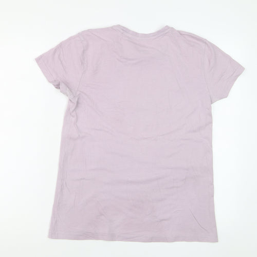Threadbare Women’s Purple Cheat Day Cotton T-Shirt Size 10