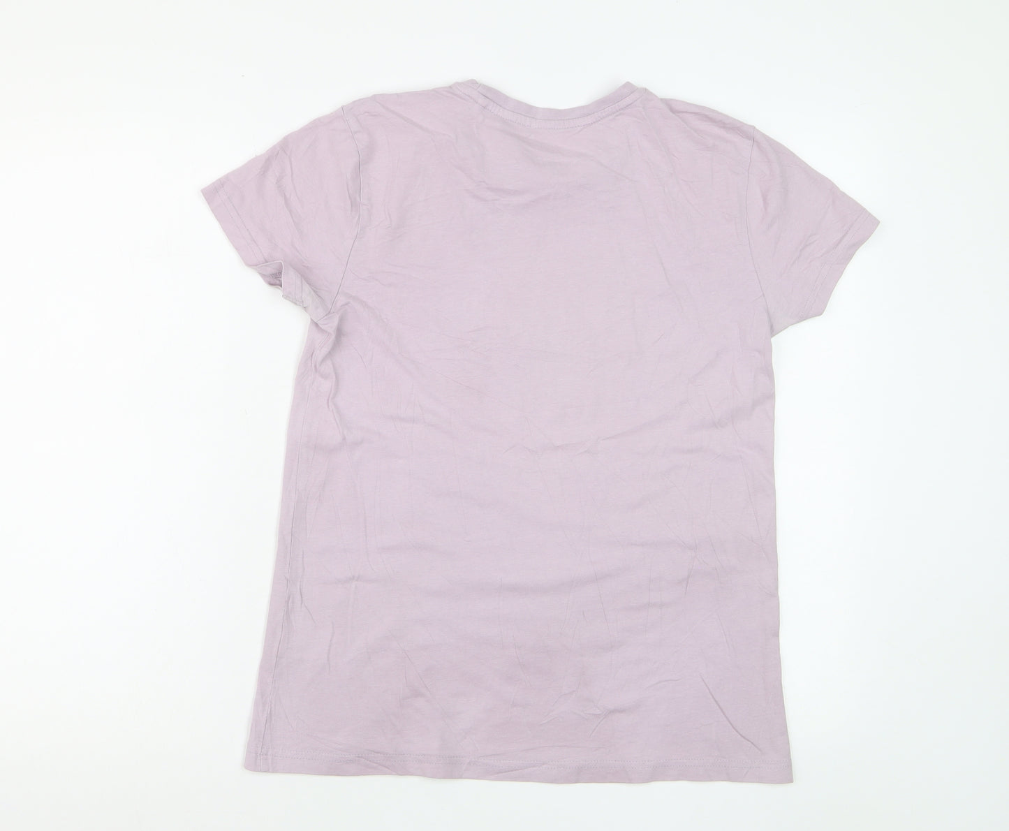 Threadbare Women’s Purple Cheat Day Cotton T-Shirt Size 10