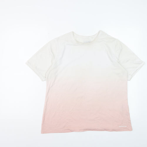 Craghoppers Women's Pink Ombré Short Sleeve T-Shirt Size 14