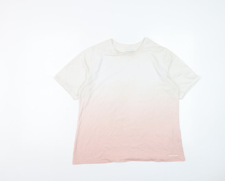 Craghoppers Women's Pink Ombré Short Sleeve T-Shirt Size 14