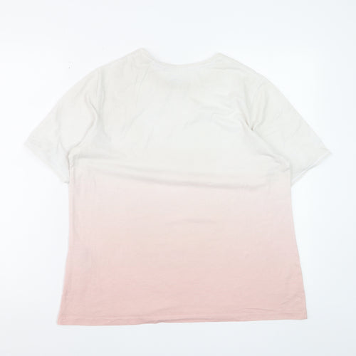 Craghoppers Women's Pink Ombré Short Sleeve T-Shirt Size 14