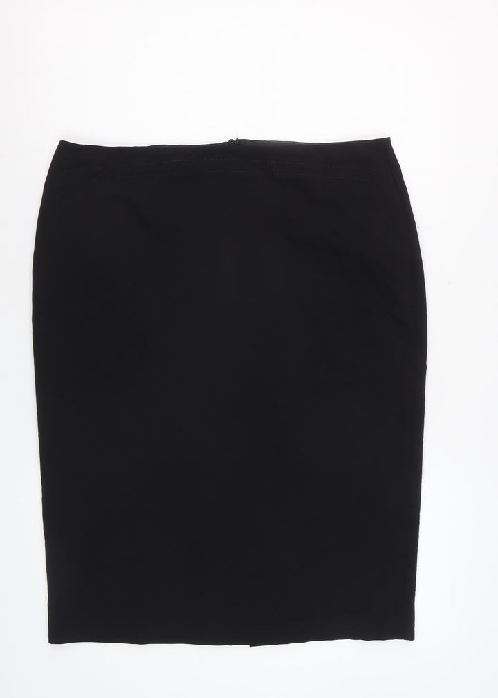 Marks and Spencer Women's Black Size 16 Pencil Skirt Workwear