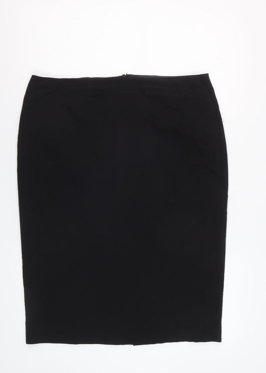 Marks and Spencer Women's Black Size 16 Pencil Skirt Workwear