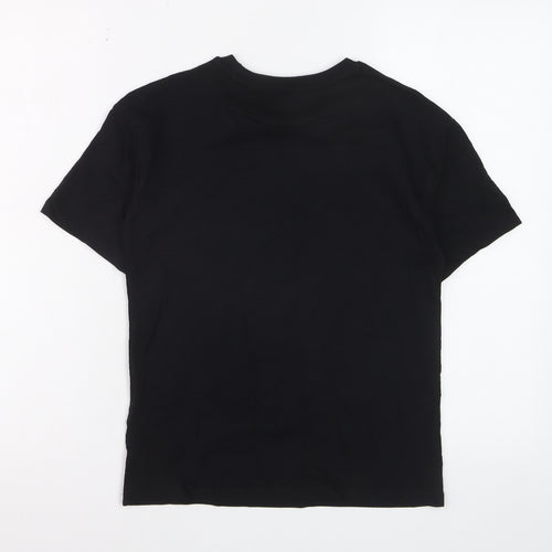 Marks and Spencer Boys Black Harry Potter Hogwarts Graphic T-Shirt 9-10 Years