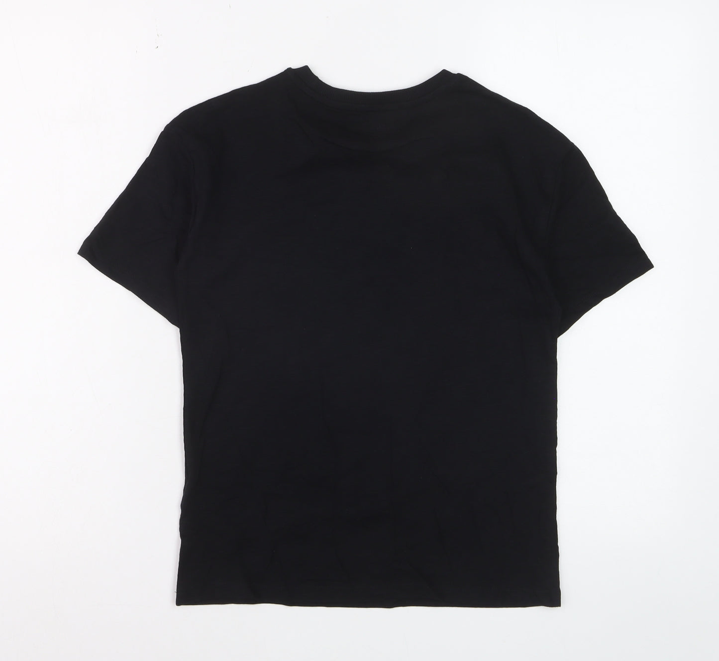 Marks and Spencer Boys Black Harry Potter Hogwarts Graphic T-Shirt 9-10 Years